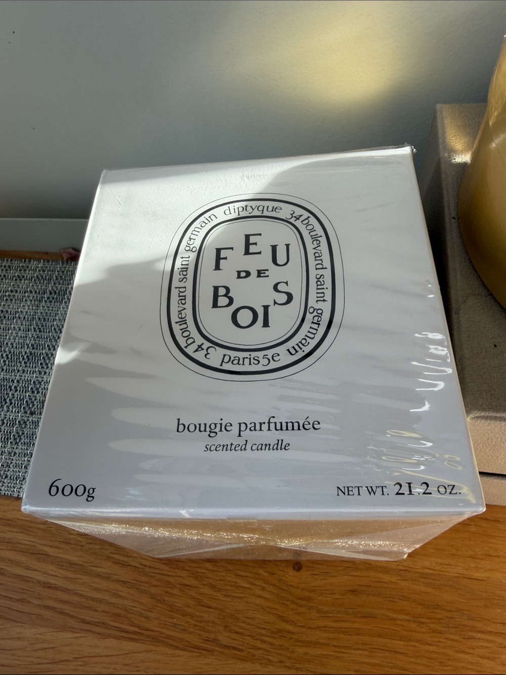 Diptyque Feu de Bois Candle 600g DIPTYQUE WOOD FIRE LARGE CANDLE 3 Wick Candle